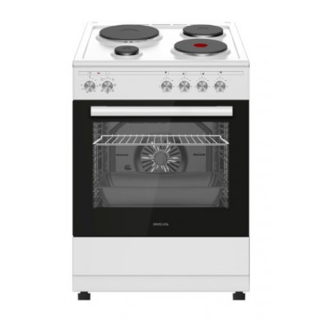 Davoline ESFC 800 Κουζίνα 80lt με Εμαγιέ Εστίες Π59.8εκ. Λευκή